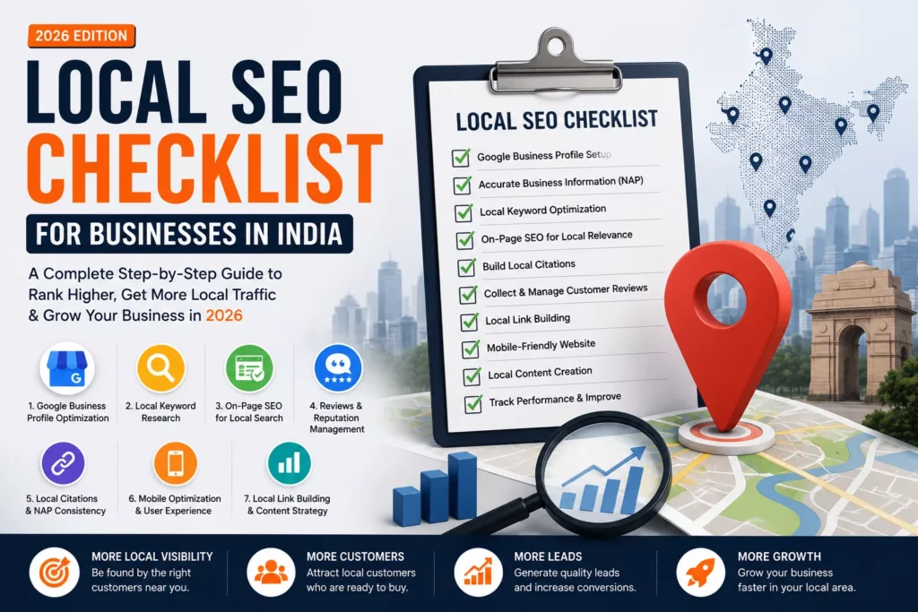 local SEO checklist for Indian Businesses